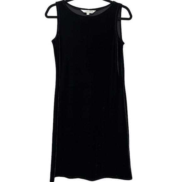 John Paul Richard Black Velvet Cocktail Dress Size Women’s Small - Picture 2 of 2